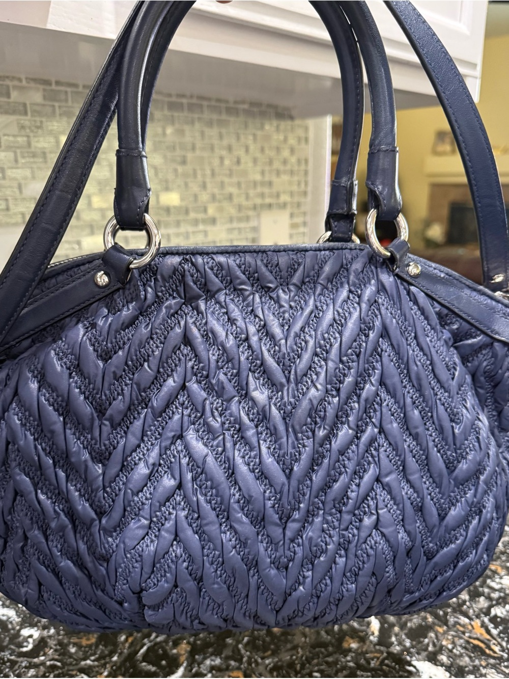 Coach 2011 Madison 70th Anniversary Satchel Quilted Nylon Bag - Picture 2 of 10